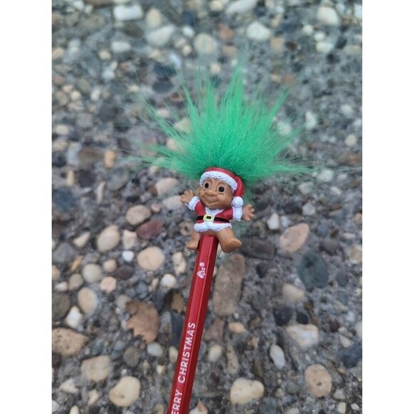Vintage Retro Russ Red Father Merry Christmas Troll Santa Pencil Unused Russ - Picture 6 of 10